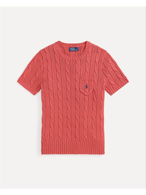 maglia a maniche corte a trecce Polo Ralph Lauren | 211971873502