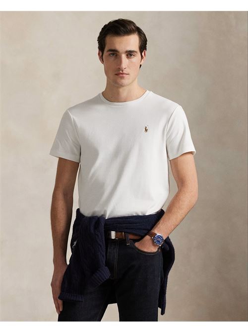 maglietta in jersey custom slim-fit Polo Ralph Lauren | 710740727002