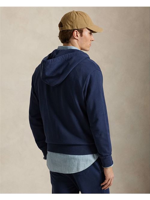 felpa con cappuccio in cotone loopback Polo Ralph Lauren | 710916692014