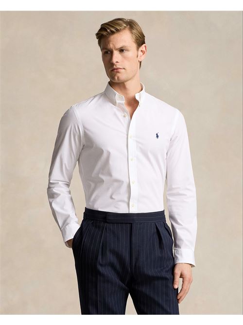 camicia in popeline stretch slim-fit Polo Ralph Lauren | 710928254002