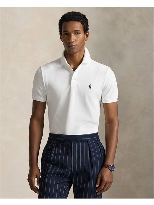 polo in piqué 3 bottoni stretch custom slim-fit Polo Ralph Lauren | 710941439002