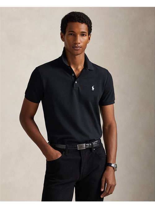 polo in piqué 3 bottoni stretch custom slim-fit Polo Ralph Lauren | 710941439040