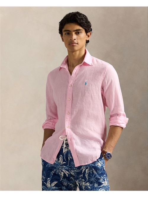 camicia in lino slim-fit Polo Ralph Lauren | 710968915002