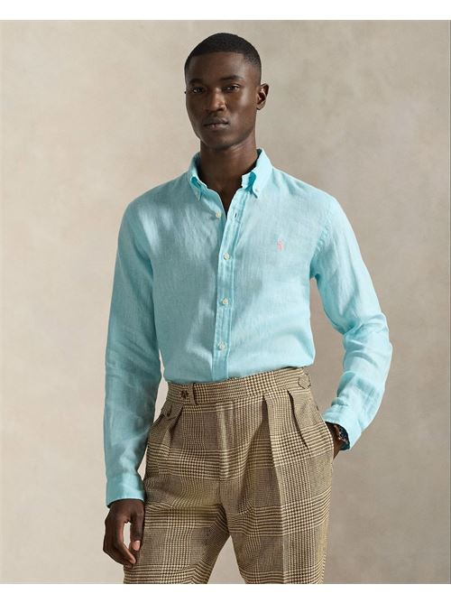 camicia in lino slim-fit Polo Ralph Lauren | 710968915501