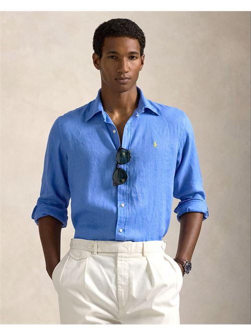 camicia in lino slim-fit Polo Ralph Lauren | 710968915504