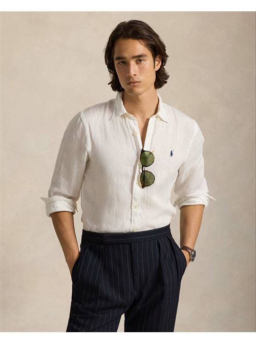 camicia in lino slim-fit Polo Ralph Lauren | 710968915505