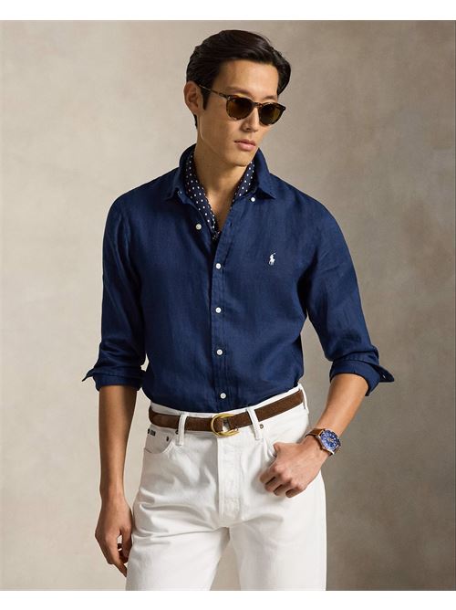 camicia in lino slim-fit Polo Ralph Lauren | 710968915506