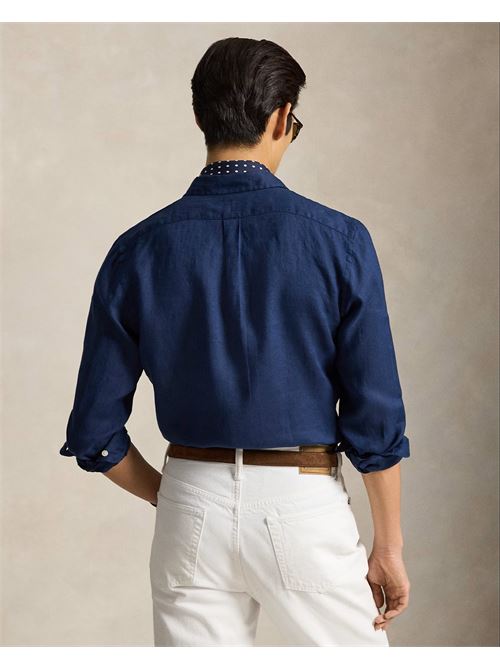 camicia in lino slim-fit Polo Ralph Lauren | 710968915506