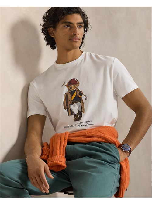 t-shirt in cotone bear Polo Ralph Lauren | 710B16611001