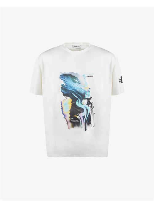t-shirt in cotone con stampa Premiata | PA1055BI
