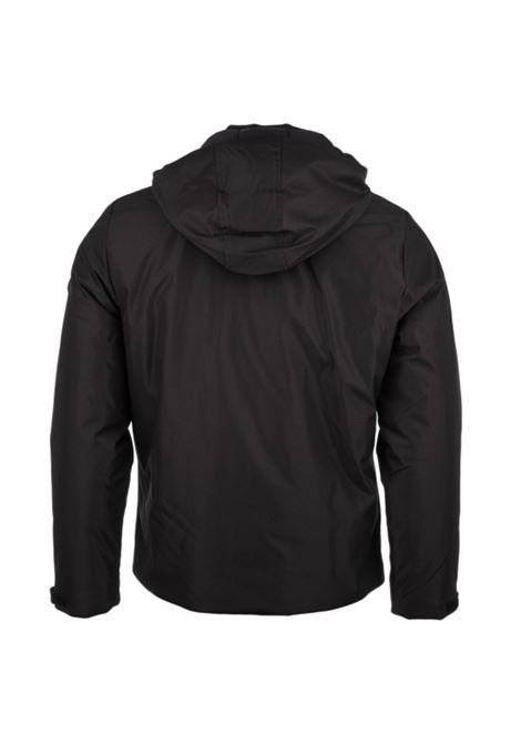 Parka Uomo Nero Impermeabile con Cappuccio e Zip a Contrasto MARK-UP | Giubbino | MK394006NERO