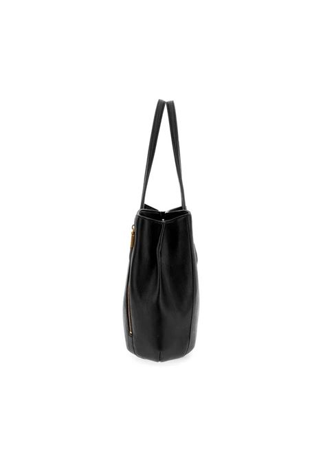 Shopper Guess nera in ecopelle con zip laterali e triplo comparto GUESS | Borsa | HWVB8977230BLA