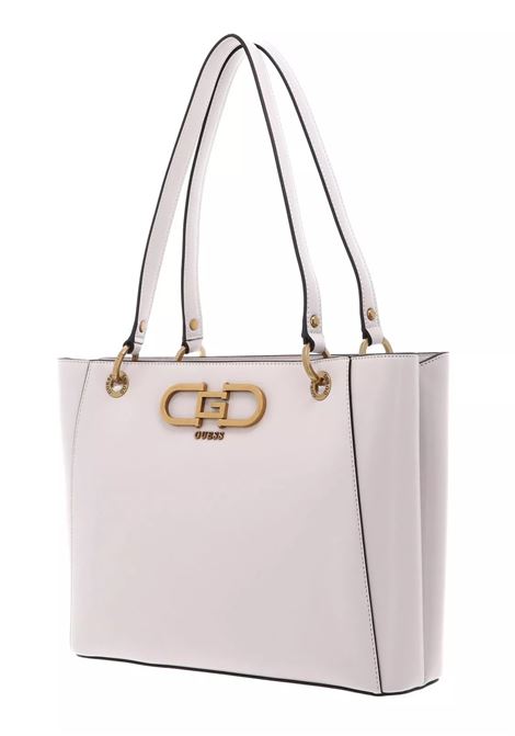 Borsa a spalla Guess color stone in ecopelle con dettagli metallici GUESS | Borsa | HWVB8982230STO