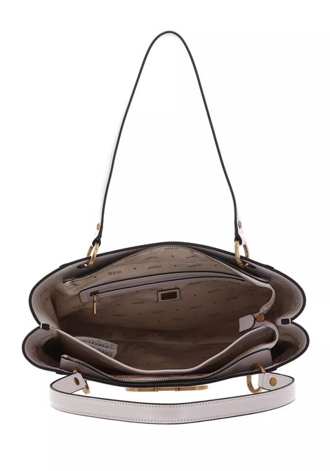 Borsa a spalla Guess color stone in ecopelle con dettagli metallici GUESS | Borsa | HWVB8982230STO