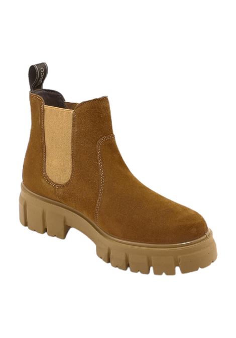 Stivaletti Chelsea Donna Marrone in Pelle Scamosciata IGI&CO | Scarpa | 4664822COGNAC