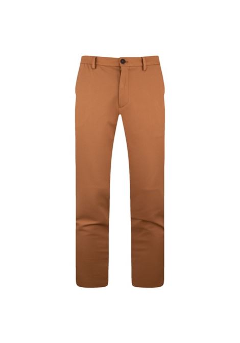 Pantaloni Cropped Carrot Cammello in Punto Milano con Vita Media MARK-UP | Pantalone | MK595112CAMMELLO