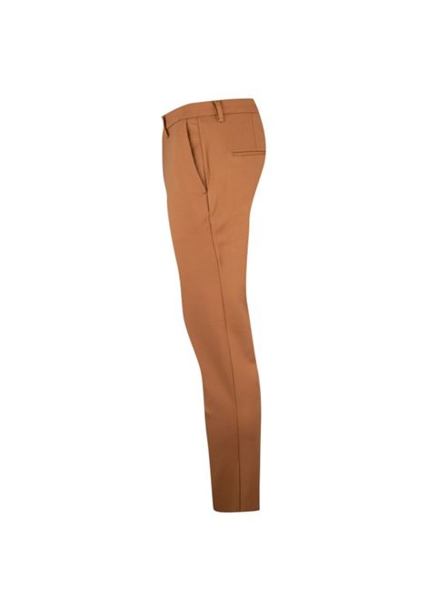 Pantaloni Cropped Carrot Cammello in Punto Milano con Vita Media MARK-UP | Pantalone | MK595112CAMMELLO