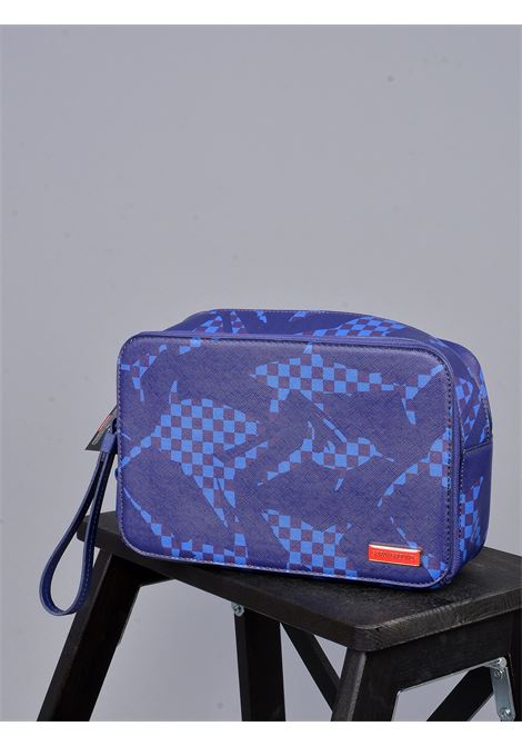 Pochette The Hills Camo Blue in Ecopelle Camouflage Blu SPRAYGROUND | Pochette | B3639CAMPIONE