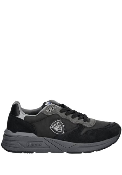 Sneakers Uomo Ray Nere in Pelle Scamosciata e Materiale Tecnico BLAUER | Scarpa | RAY02/NUSBLK