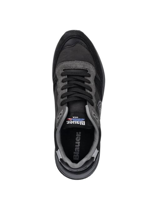 Sneakers Uomo Ray Nere in Pelle Scamosciata e Materiale Tecnico BLAUER | Scarpa | RAY02/NUSBLK