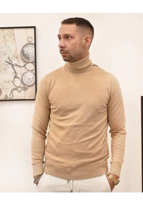 Dolcevita color caramello in maglia finezza 12 MARK-UP | Dolcevita | MK20015CAMMELLO