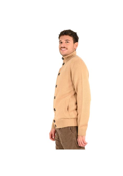 Cardigan cammello con Bottoni e Tasche Frontali MARK-UP | Cardigan | MK790044CAMMELLO