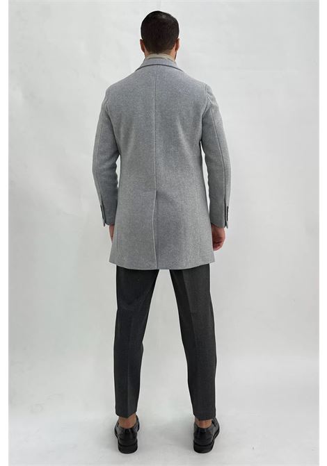 Cappotto Grigio Melange Monopetto con Pettorina Interna MARK-UP | Cappotto | MK794614GRIGIO MELANGE