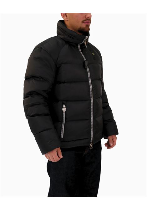 Piumino uomo corto Wise Nero con Tasche e Zip BLAUER | Piumino | BLUC 3024999