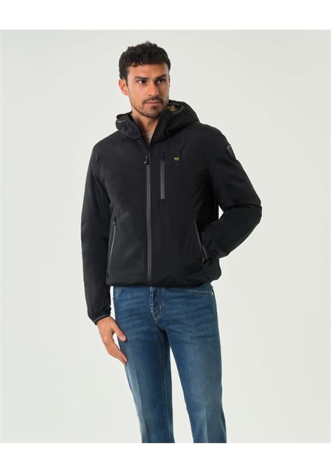 Giubbotto Devon con Cappuccio e Fodera in Pelliccia Ecologica BLAUER | Piumino | BLUC11083999