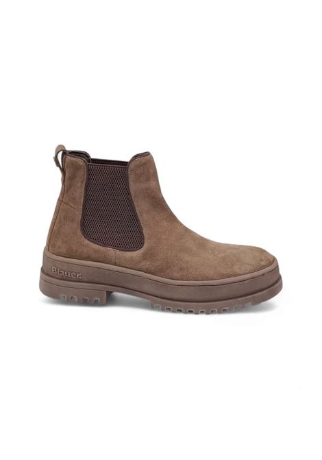 Stivaletto Beatles IUKA02/SUE/TAU in Pelle Scamosciata Taupe BLAUER | Scarpa | IUKA02/SUETAU