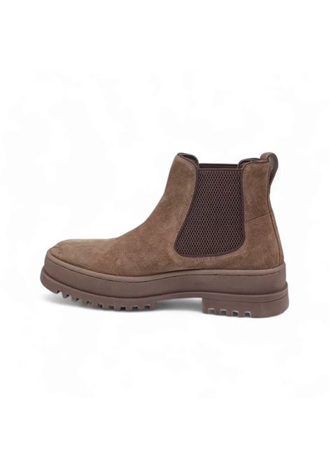 Stivaletto Beatles IUKA02/SUE/TAU in Pelle Scamosciata Taupe BLAUER | Scarpa | IUKA02/SUETAU