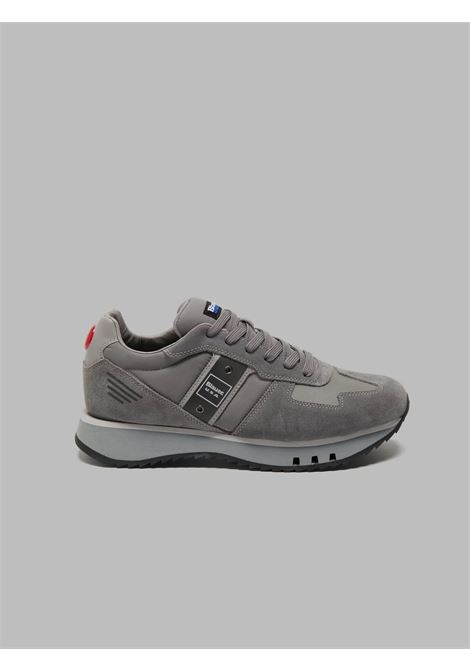 Sneakers Tokyo01-TAS Grigie in Pelle Scamosciata e Tessuto BLAUER | Scarpa | TOKYO01/TASGREY