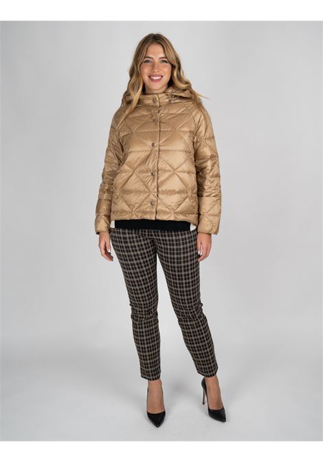 Cappetta Gialla Light Weight in Nylon Antigoccia con Imbottitura ELENA MIRO | Giubbino | F893P000146N008