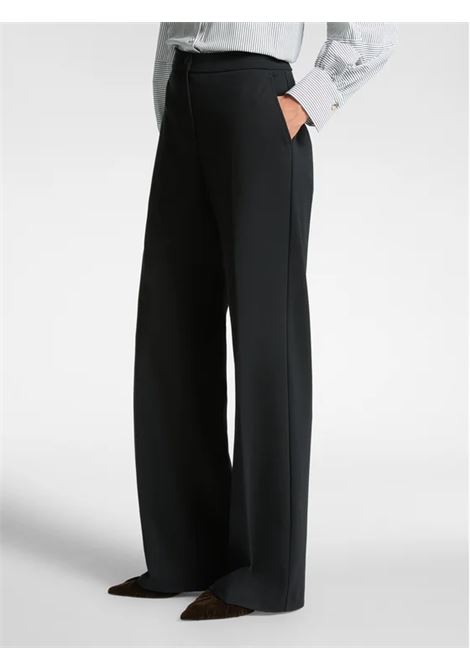 Pantalone Nero Maschile in Punto Milano Recycled ELENA MIRO | Pantalone | P151P000341N033