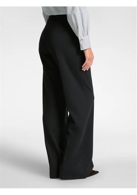 Pantalone Nero Maschile in Punto Milano Recycled ELENA MIRO | Pantalone | P151P000341N033