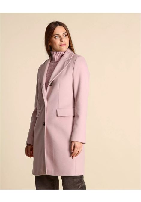 Cappotto Acerbi rosa in jersey panno soft EMME DI MARELLA | Cappotto | ACERBI002