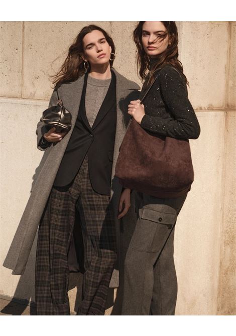 Borsa Adelio testa di moro in sintetico effetto camoscio EMME DI MARELLA | Borsa | ADELIO002