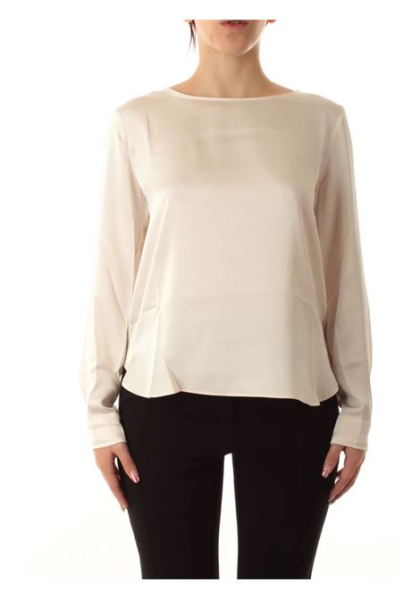 Blusa Albero bianco burro in Raso Martellato EMME DI MARELLA | Camicia | ALBERO001