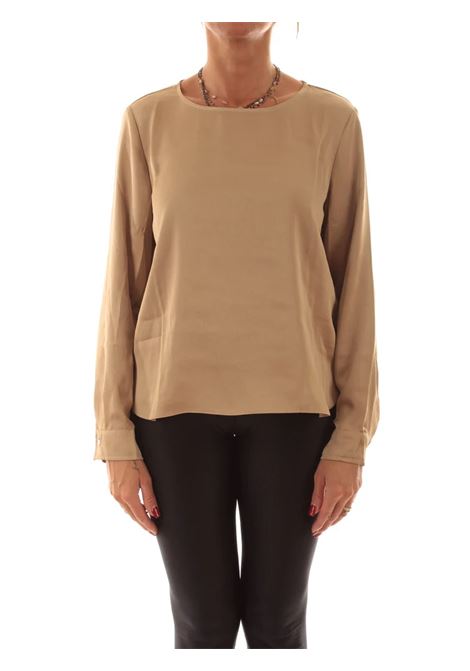 Blusa Albero color miele in Raso Martellato EMME DI MARELLA | Camicia | ALBERO003