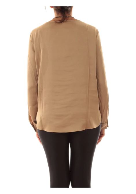 Blusa Albero color miele in Raso Martellato EMME DI MARELLA | Camicia | ALBERO003