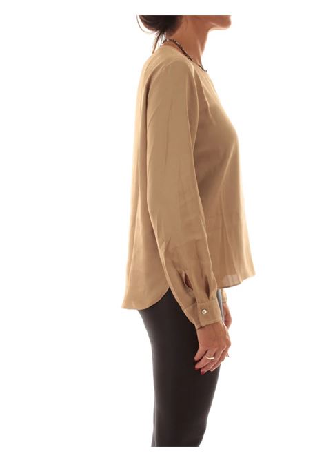 Blusa Albero color miele in Raso Martellato EMME DI MARELLA | Camicia | ALBERO003
