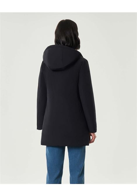 Piumino reversibile imbottito lungo Bang nero in tessuto tecnico EMME DI MARELLA | Piumino | BANG005