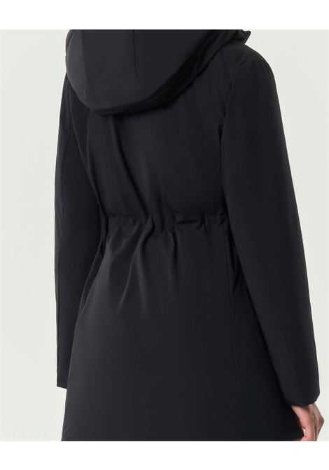 Piumino reversibile imbottito lungo Bang nero in tessuto tecnico EMME DI MARELLA | Piumino | BANG005