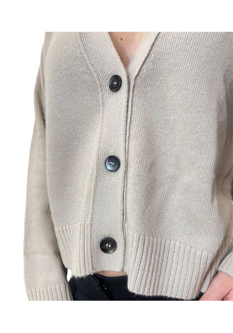 Cardigan Blazer Color Cachà in Misto Lana con Bottoni in Simil Corno EMME DI MARELLA | Cardigan | BLAZER011
