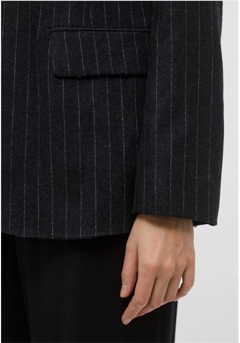 Giacca Calate antracite in Flanella Leggera Manteco con Tasche EMME DI MARELLA | Giacca | CALATE009