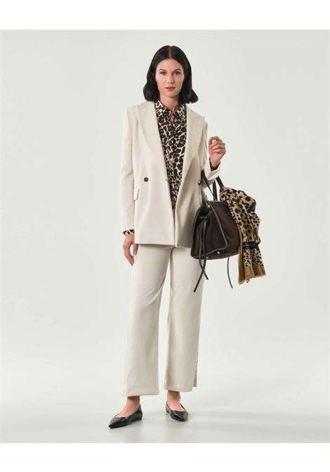 Pantalone Dritto in Velluto a Coste Destino Bianco Sporco EMME DI MARELLA | Pantalone | DESTINO002