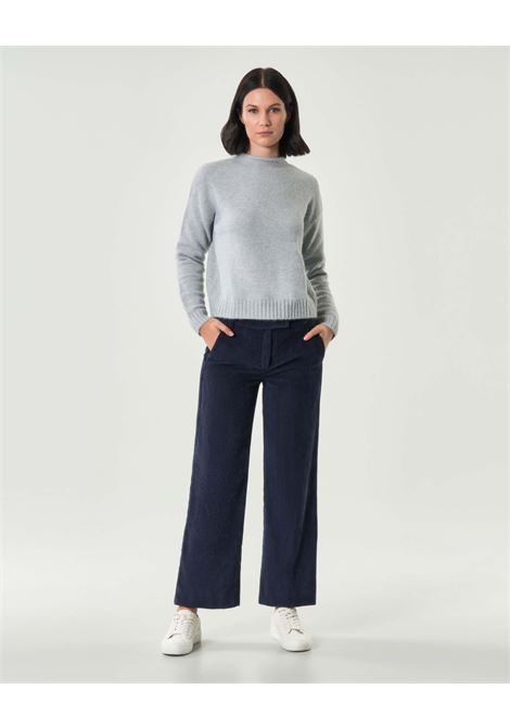 Pantalone Dritto in Velluto a Coste Destino blu EMME DI MARELLA | Pantalone | DESTINO008