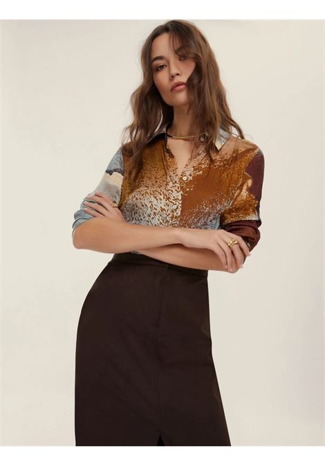 Camicia Facella carta da zucchero in Raso Tecnico Stampato EMME DI MARELLA | Camicia | FACELLA001