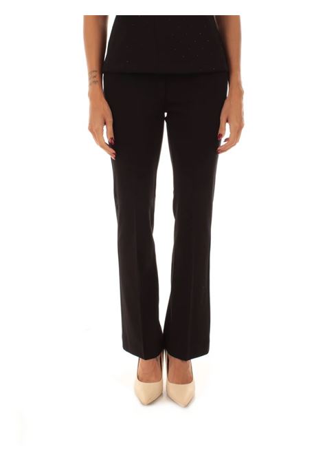 Pantalone Flare nero Punto Milano con Linea Dritta EMME DI MARELLA | Pantalone | FLARE007
