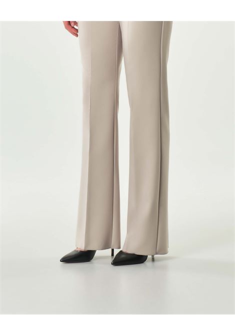 Pantalone Flare Stretch Franca bianco sporco con Linea Aderente EMME DI MARELLA | Pantalone | FRANCA002